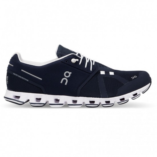 On Cloud Running Shoes Navy/White Men