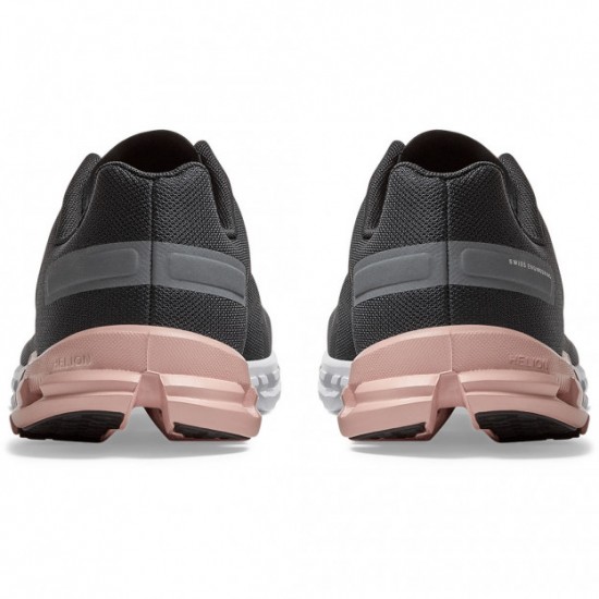 On Cloudflow Running Shoes Rock/Rose Women