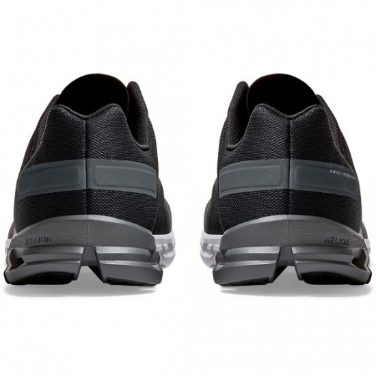 On Cloudflow Running Shoes Black/Asphalt Men