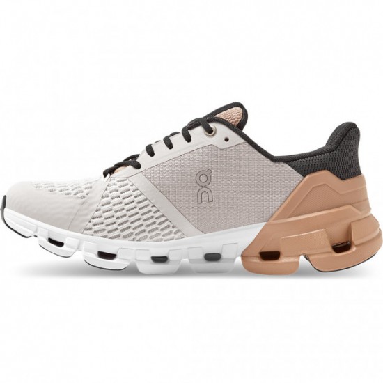 On Cloudflyer Running Shoes Glacier/Rosebrown Women