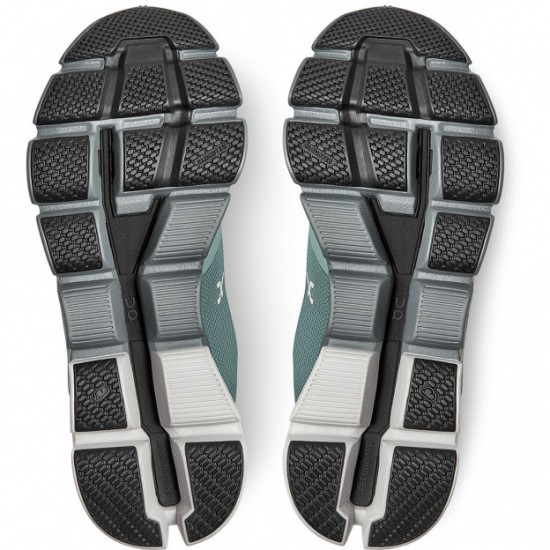 On Cloudflyer Waterproof Running Shoes Sea/Glacier Women