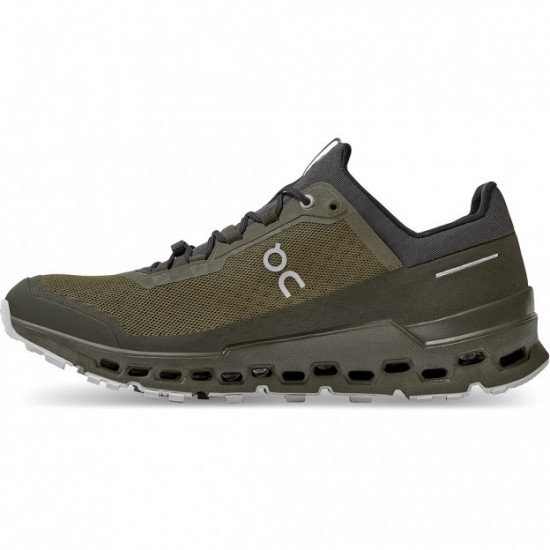 On Cloudultra Running Shoes Olive/Eclipse Men