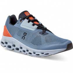 On Cloudstratus Running Shoes Lake/Flare Men