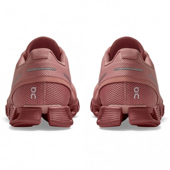 On Cloud Monochrome Running Shoes Rose Women