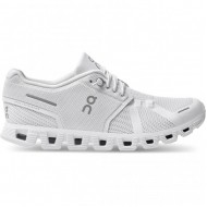 On Cloud 5 Running Shoes All White Women
