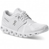 On Cloud 5 Running Shoes All White Women