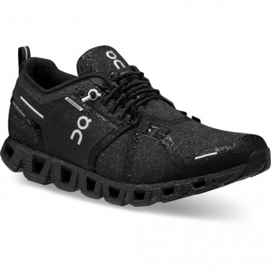  ON Running Womens Cloud Hi Waterproof Mesh Black Trainers 6 US