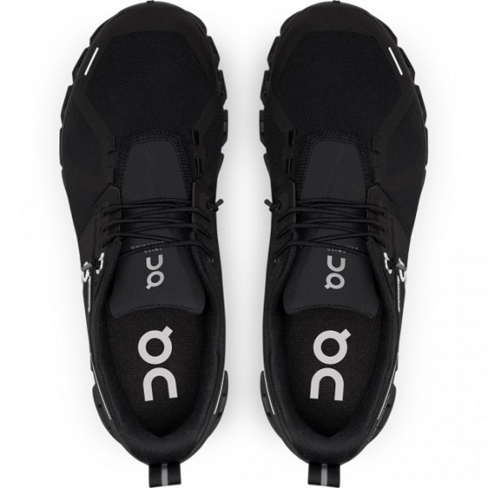On Cloud 5 Waterproof Running Shoes All Black Women