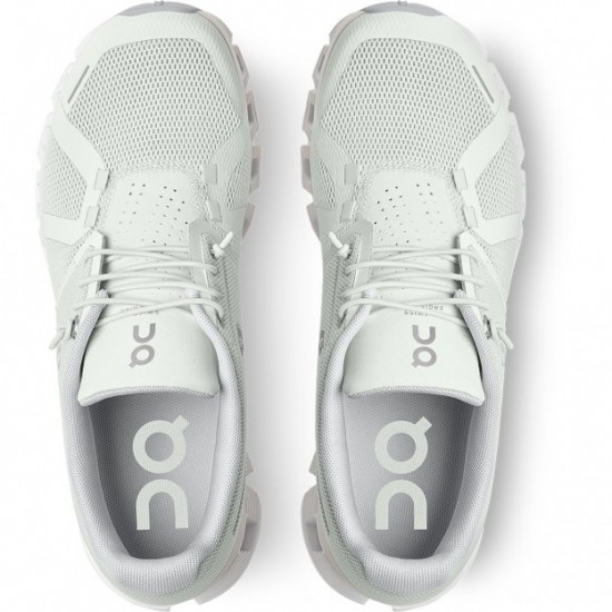 On Cloud 5 Running Shoes Ice/White Women