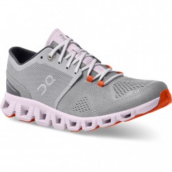 On Cloud X Running Shoes Alloy/Lily Women