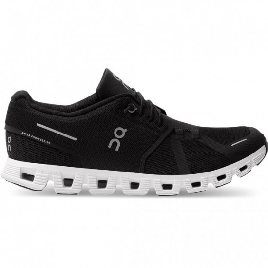 On Cloud 5 Running Shoes Black/White Men