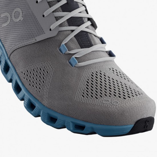 On Cloud X Running Shoes Alloy/Niagara Men