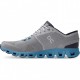 On Cloud X Running Shoes Alloy/Niagara Men