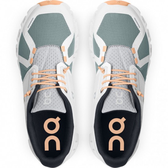 On Cloud 5 Push Running Shoes White/Cobble Women