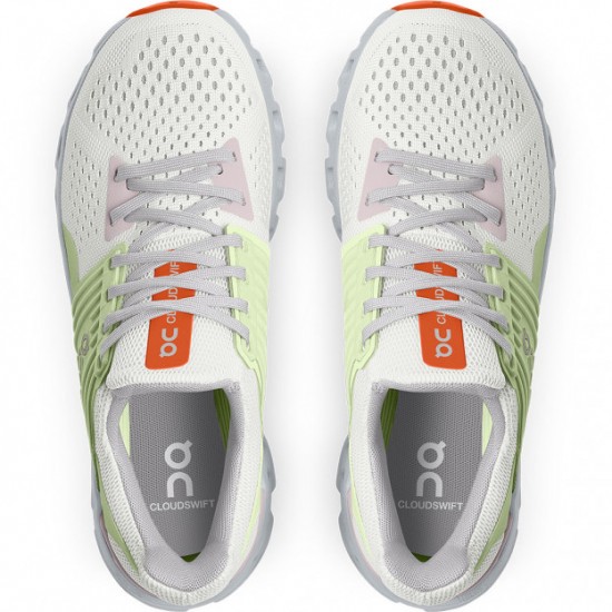 On Cloudswift PAD Running Shoes Ice/Oasis Women
