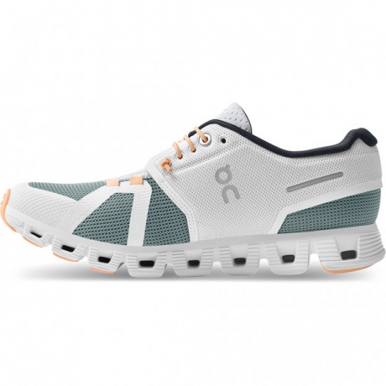 On Cloud 5 Push Running Shoes White/Cobble Women