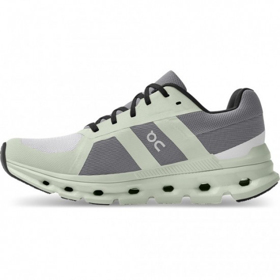 On Cloudrunner Running Shoes Frost/Aloe Women