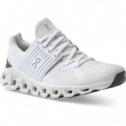 On Cloudswift PAD Running Shoes All White Women