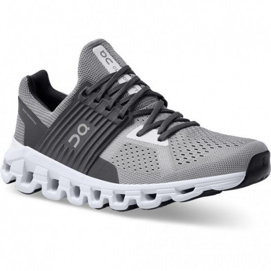 On Cloudswift Running Shoes Alloy/Eclipse Men