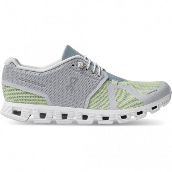 On Cloud 5 Combo Running Shoes Glacier/Meadow Women