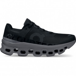 On Cloudmonster Running Shoes Black/Magnet Women