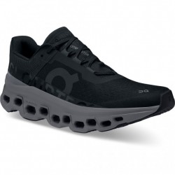 On Cloudmonster Running Shoes Black/Magnet Women
