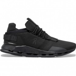 On Cloudnova Running Shoes Black/Eclipse Men