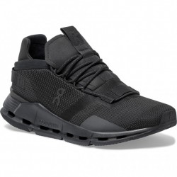 On Cloudnova Running Shoes Black/Eclipse Men