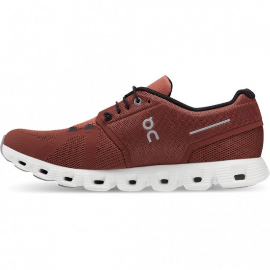 On Cloud 5 Running Shoes Ruby/Rust Men