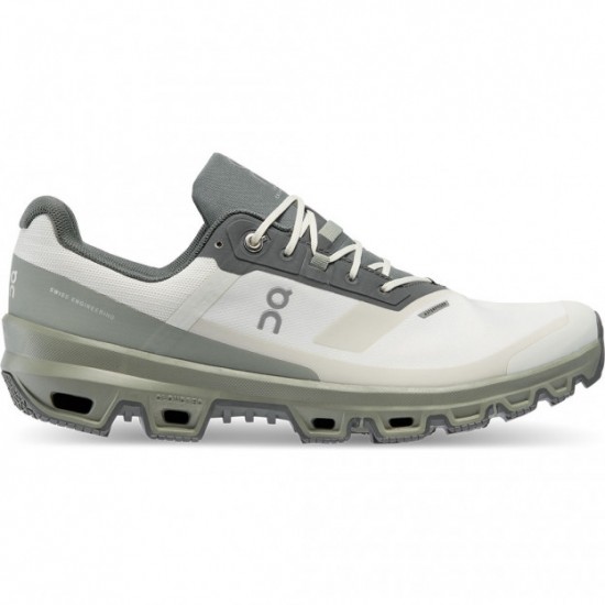 On Cloudventure Waterproof Running Shoes Ice/Kelp Men